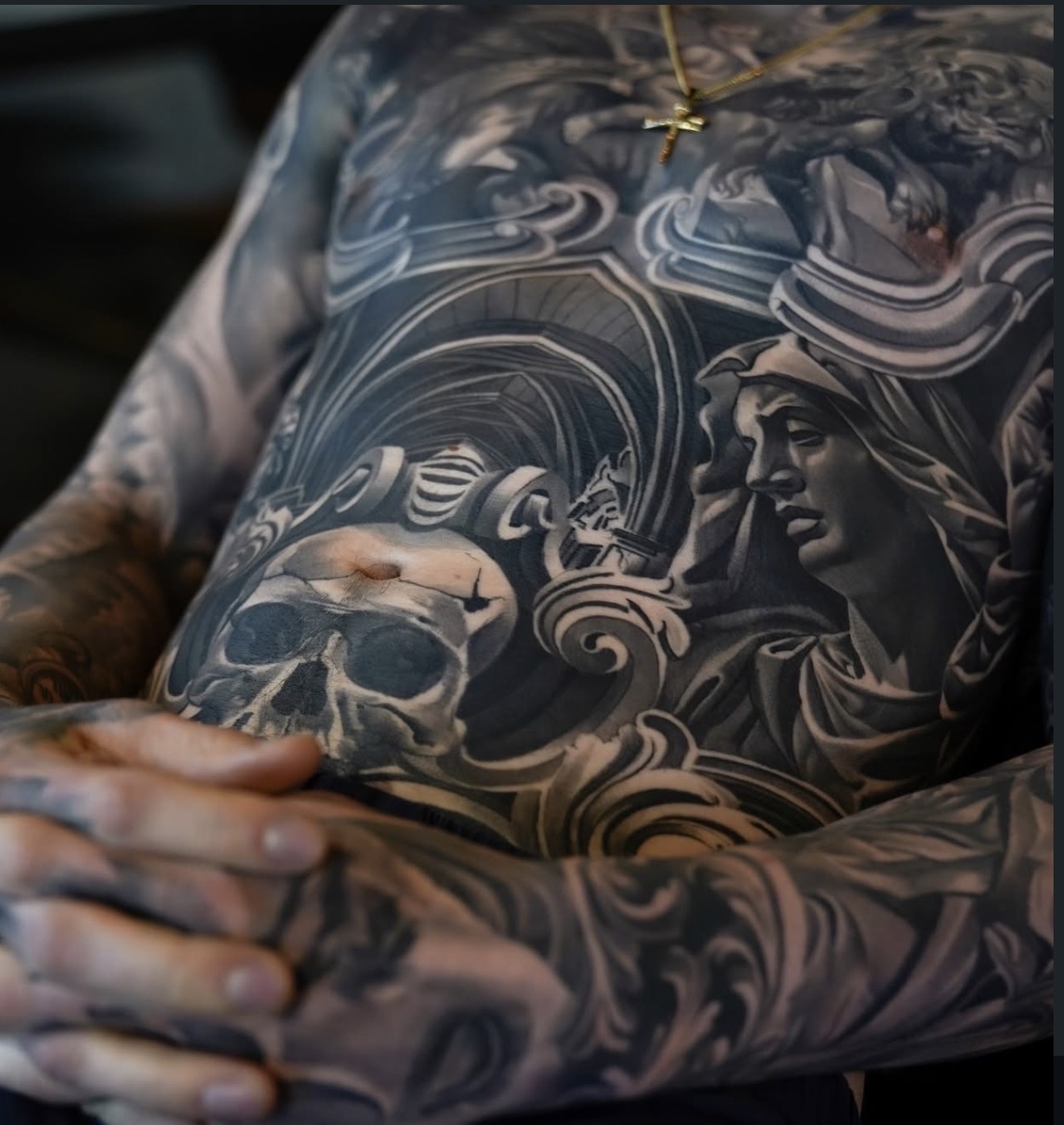 Detailed tattoo portfolio work from Titans Legacy Ink.
