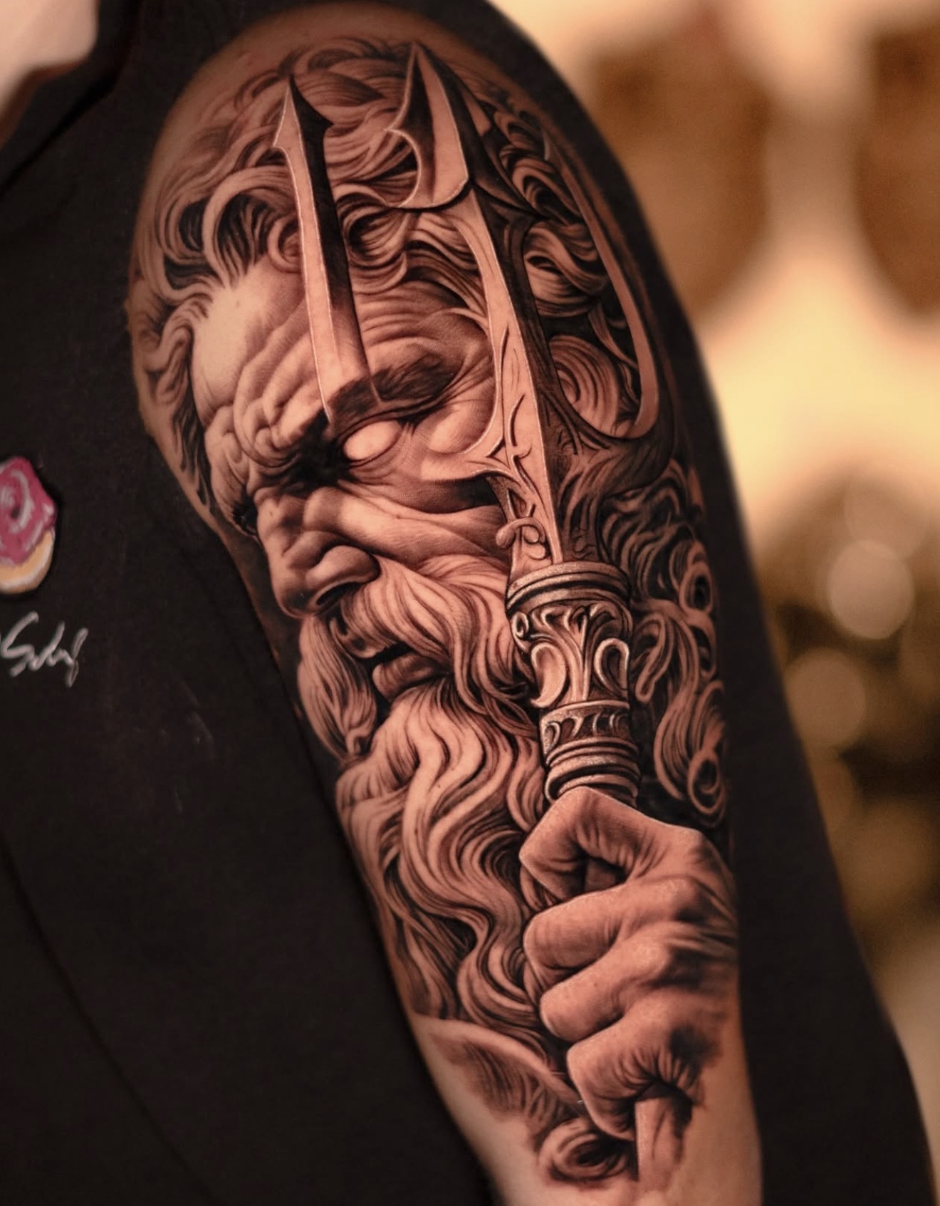 Mythological tattoo portfolio work from Titans Legacy Ink.